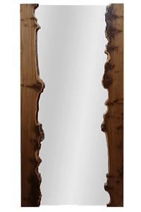 Большое зеркало из карагача