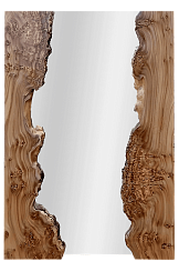 Зеркало из капового карагача