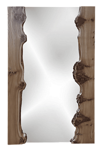 Зеркало из массива карагача