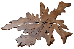 Панно с подсветкой из граба