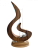 Вазочка под сухоцветы "Candle flame"
